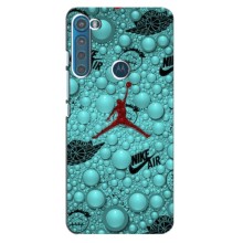 Силиконовый Чехол Nike Air Jordan на Мото Фюжен Плю (Джордан Найк)
