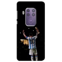 Чехлы Лео Месси Аргентина для Motorola One Marco (Лео Чемпион)