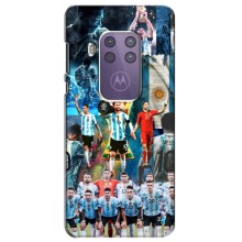 Чехлы Лео Месси Аргентина для Motorola One Marco (Месси в сборной)