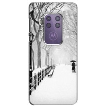 Чехлы на Новый Год Motorola One Macro (Снегом замело)