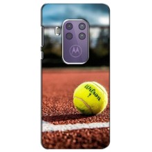 Чехлы с принтом Спортивная тематика для Motorola One Marco – Теннисный корт
