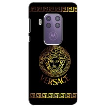 Чехлы VERSACE для Мото Оне Макро (PREMIUMPrint) (Logo Versace)