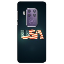 Чехол Флаг USA для Motorola One Marco – USA