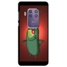 Чехол с картинкой "Одноглазый Планктон" на Motorola One Marco (Стильный Планктон)