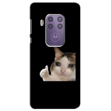 Бампер з принтом Меми для Motorola One Pro – Кіт у сльозах