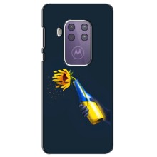 Чехол для Патриота Украины Motorola One Pro - (AlphaPrint) (Коктейль молотова)