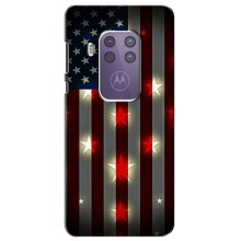 Чехол Флаг USA для Motorola One Pro (Флаг США 2)