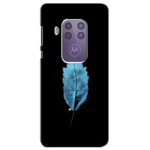 Чехол с картинками на черном фоне для Motorola One Pro