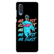 Чехлы Мистер Бист для Моторола Ван Вижион (logo Mr beast)