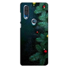 Чехол Новогодняя Елка на Motorola One Vision (Елка)