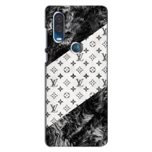 Чохол Стиль Louis Vuitton на Motorola One Vision (LV на білому)