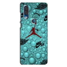 Силиконовый Чехол Nike Air Jordan на Мото ван Вижен – Джордан Найк