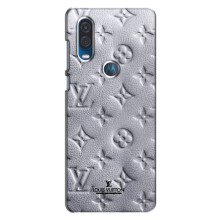 Текстурный Чехол Louis Vuitton для Мото ван Вижен – Белый ЛВ