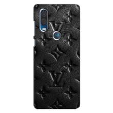 Текстурный Чехол Louis Vuitton для Мото ван Вижен – Черный ЛВ