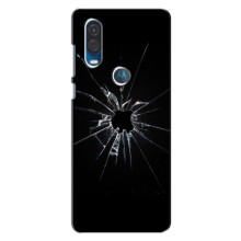 Текстурный Чехол для Motorola One Vision – Биток стекло