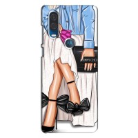Силиконовый Чехол на Motorola One Vision с картинкой Стильных Девушек – Мода