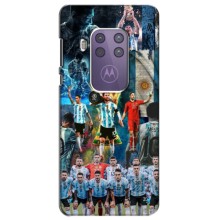 Чехлы Лео Месси Аргентина для Motorola One Zoom (Месси в сборной)