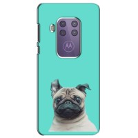 Бампер для Motorola One Zoom с картинкой "Песики" – Собака Мопс