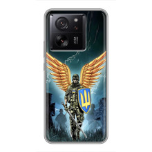 Чехол с украинским воином на Motorola Signature – Крылатый воин