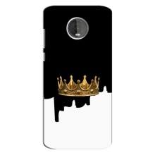 Чехол (Корона на чёрном фоне) для Мото Z4 – Золотая корона