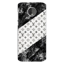 Чехол Стиль Louis Vuitton на Motorola Z4 (LV на белом)