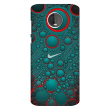 Силиконовый Чехол на Motorola MOTO Z4 с картинкой Nike – Найк зеленый