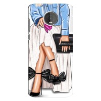 Силиконовый Чехол на Motorola Z4 с картинкой Стильных Девушек – Мода