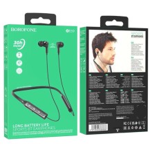 Bluetooth наушники Borofone BE59 Rhythm neckband – Black