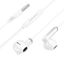 Наушники Borofone BM89 Surpass universal (3.5mm/1.2m) – White