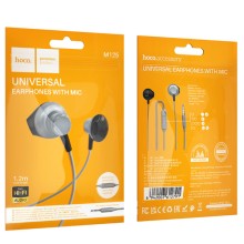 Стерео Навушники Hoco M125 Smart metal universal (3.5mm/1.2m) – undefined