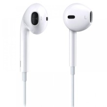 Навушники EarPods with Mic Lightning MMTN2ZM/A (AAA) (box, no logo) – Білий