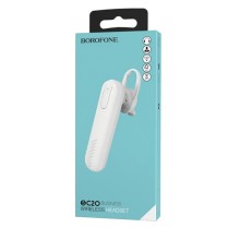 Bluetooth гарнитура Borofone BC20 Smart – Белый