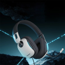 Накладные наушники Baseus OS GoPlay 1+ Max Gaming (USB-A/2m) (A00181003213-00) – Белый
