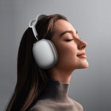 Накладні бездротові навушники Borofone BO35 Plus Adorable ANC – Срібний