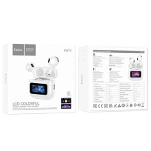 Беспроводные TWS наушники Hoco EW73 Randy with Touch Screen – Белый