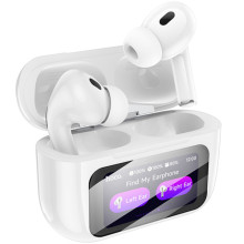 Беспроводные TWS наушники Hoco EW72 Lite Soar with Touch Screen – Белый