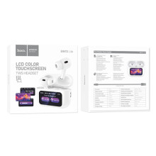 Беспроводные TWS наушники Hoco EW72 Lite Soar with Touch Screen – Белый