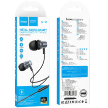 Стерео Навушники Hoco M110 Encourage metal (3.5mm/1.2m) – undefined