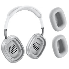 Накладные беспроводные наушники Hoco W65 Plus Happy ANC – Серебряный