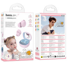 Беспроводные TWS наушники Hoco EW111 Friendly for children – Розовый