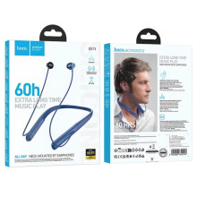 Bluetooth навушники Hoco ES73 Dynastic neck-mounted – Блакитний