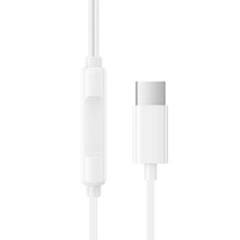 Наушники Borofone BM100 Pro Fuente universal with microphone (Type-C/1.2m) – Белый