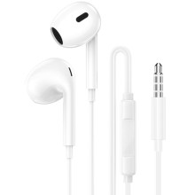 Наушники Borofone BM100 Max Fuente universal with microphone (3.5mm/1.2m) – Белый
