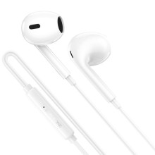 Наушники Borofone BM100 Max Fuente universal with microphone (3.5mm/1.2m) – Белый