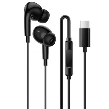 Навушники Borofone BM100 Pro Fuente universal with microphone (Type-C/1.2m) – Чорний