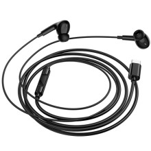 Навушники Borofone BM100 Pro Fuente universal with microphone (Type-C/1.2m) – Чорний