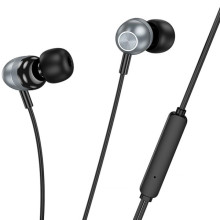 Наушники Borofone BM95 Excepcional universal with microphone (3.5mm/1.2m) – Серый