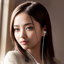 Стерео Навушники Hoco M110 Encourage metal (3.5mm/1.2m) – Срібний