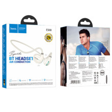 Bluetooth Навушники Hoco ES68 Musical air conduction – Білий