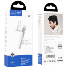 Bluetooth моно-гарнитура Hoco E61 – Белый